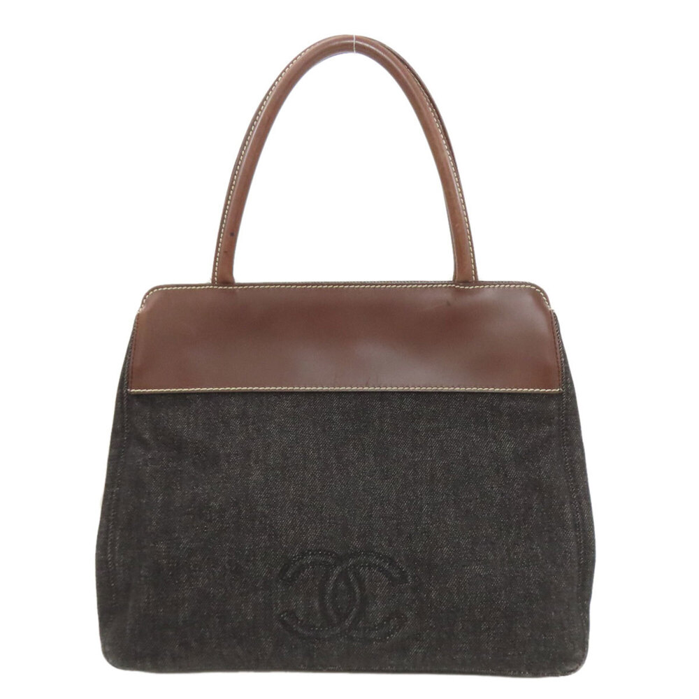 CHANEL Black Logo Tote Bag
